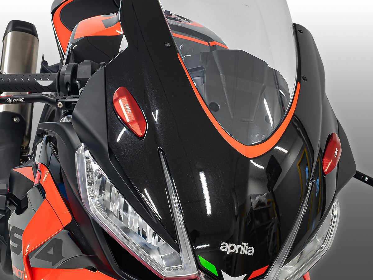 CNC Mirror Hole Cover Kit Aprilia RS660 / RSV4