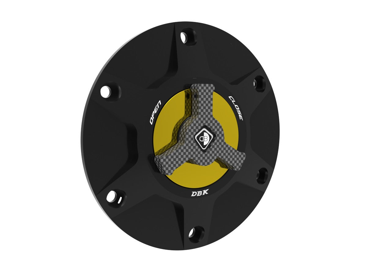 Ducabike DBK Ducati Quick Release Fuel Tank Cap - Black / Red