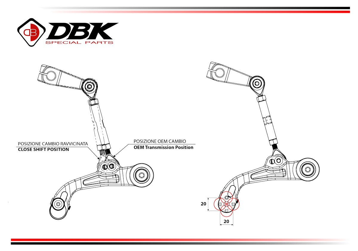 RPLC33 MTS V2 MY25 Shift Lever