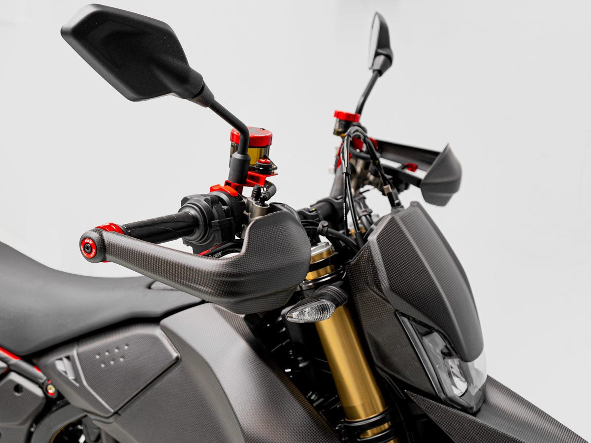 CRB108O Matt Carbon Handlebar Protections