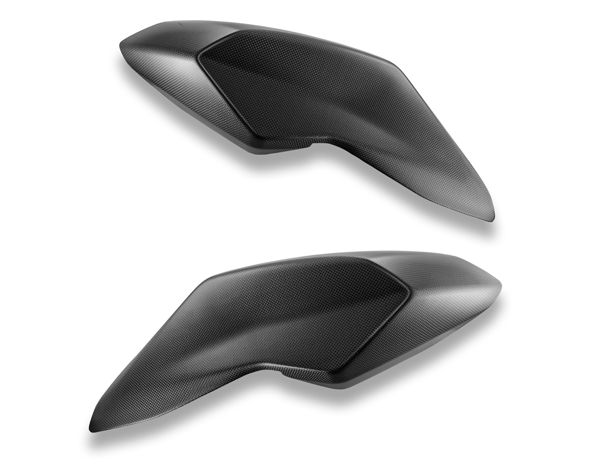 Ducati Hypermotard 950 Matt Carbon Tank Side Covers