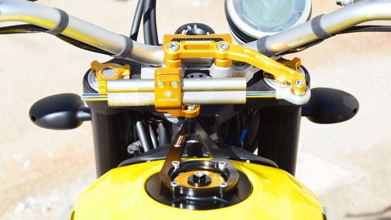 SAS08 Kit Mount Steering Damper Scrambler