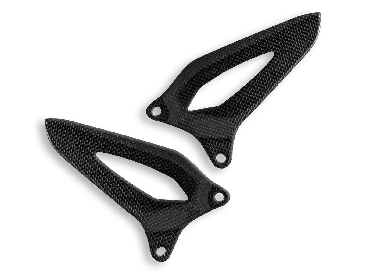 CRB69L Triumph St 1200 Glossy Carbon Heelguards