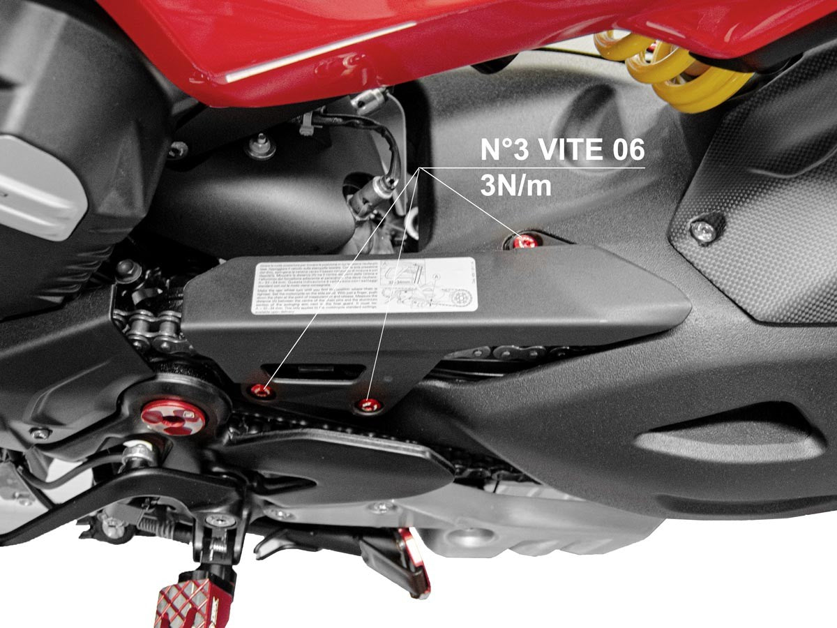 KVT45 Diavel V4 Chain Guard Screw Kit