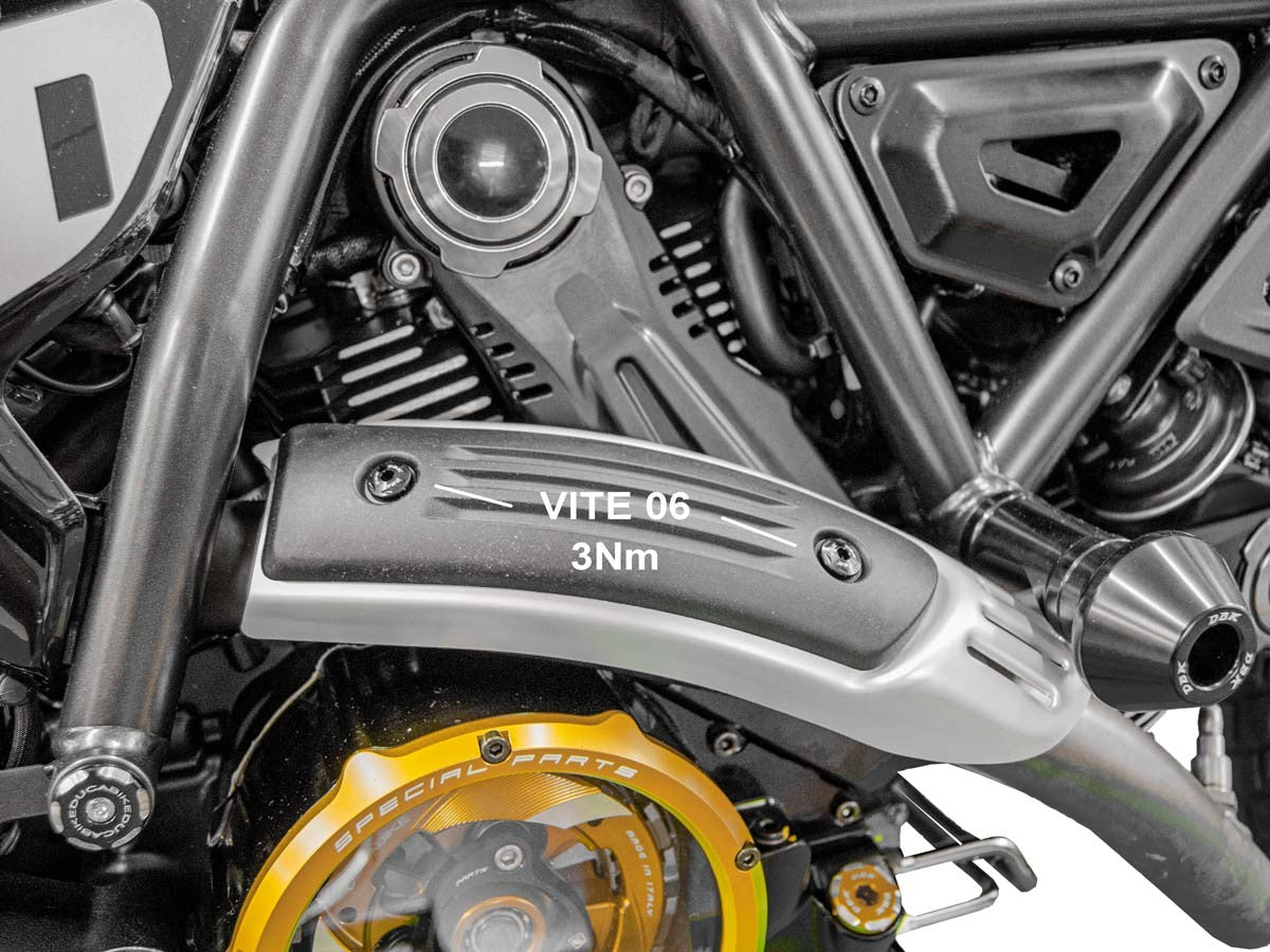 KVT40 Scrambler Higher Exhaust Heat Guard Screw Kit