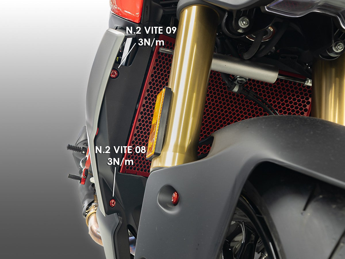 Ducati Streetfighter V2 2025 Radiator Frame Screw Kit