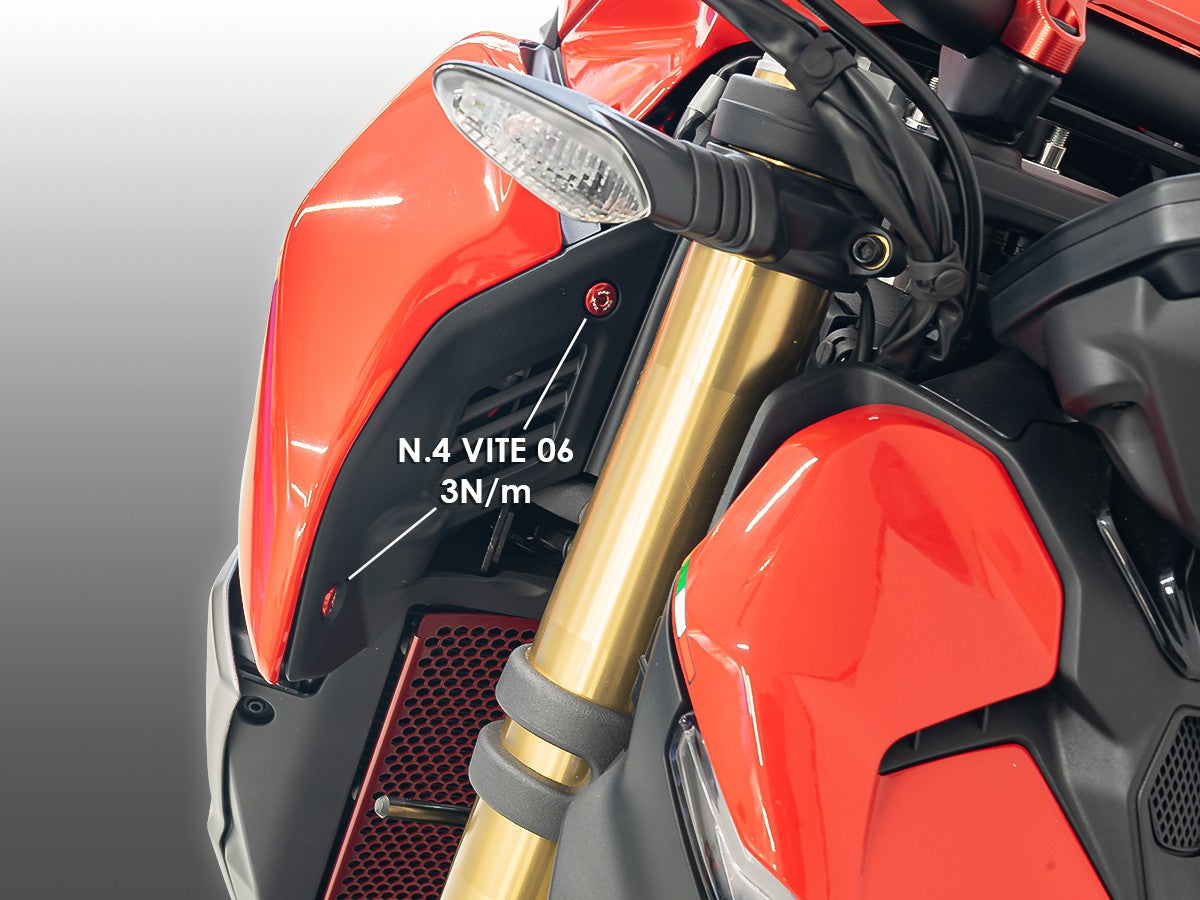 Ducati Streetfighter V2 2025 Steering Head Screw Kit
