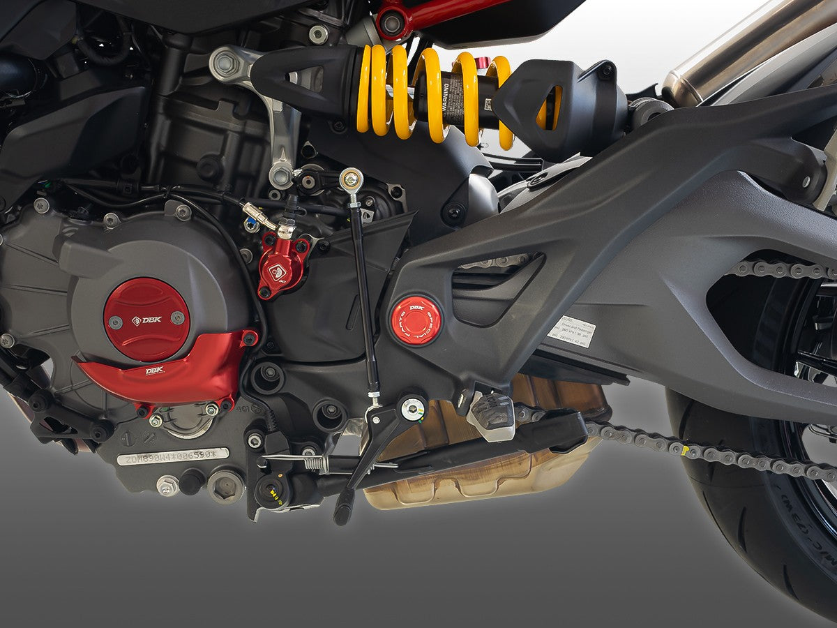 CNC Footrest Cap Kit Ducati Monster V2