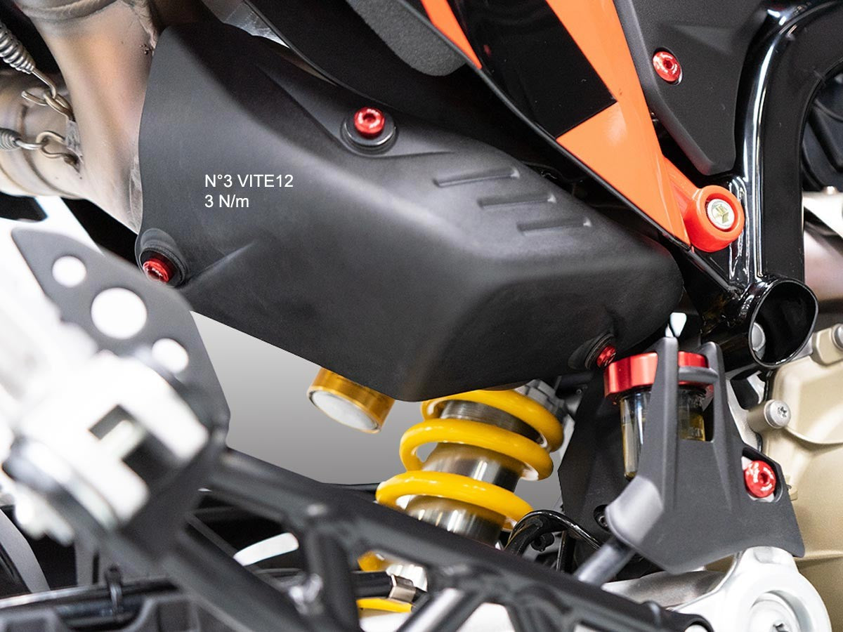 Ducati Hypermotard 698 Mono Heat Guard Screws Kit