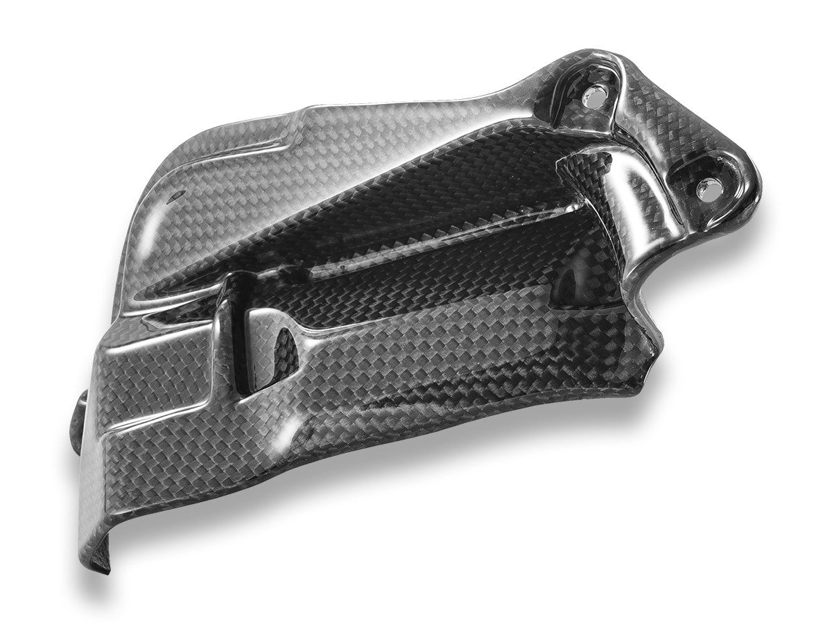 Ducati Panigale V4 Right Rear Engine Head Cover Glossy Carbon