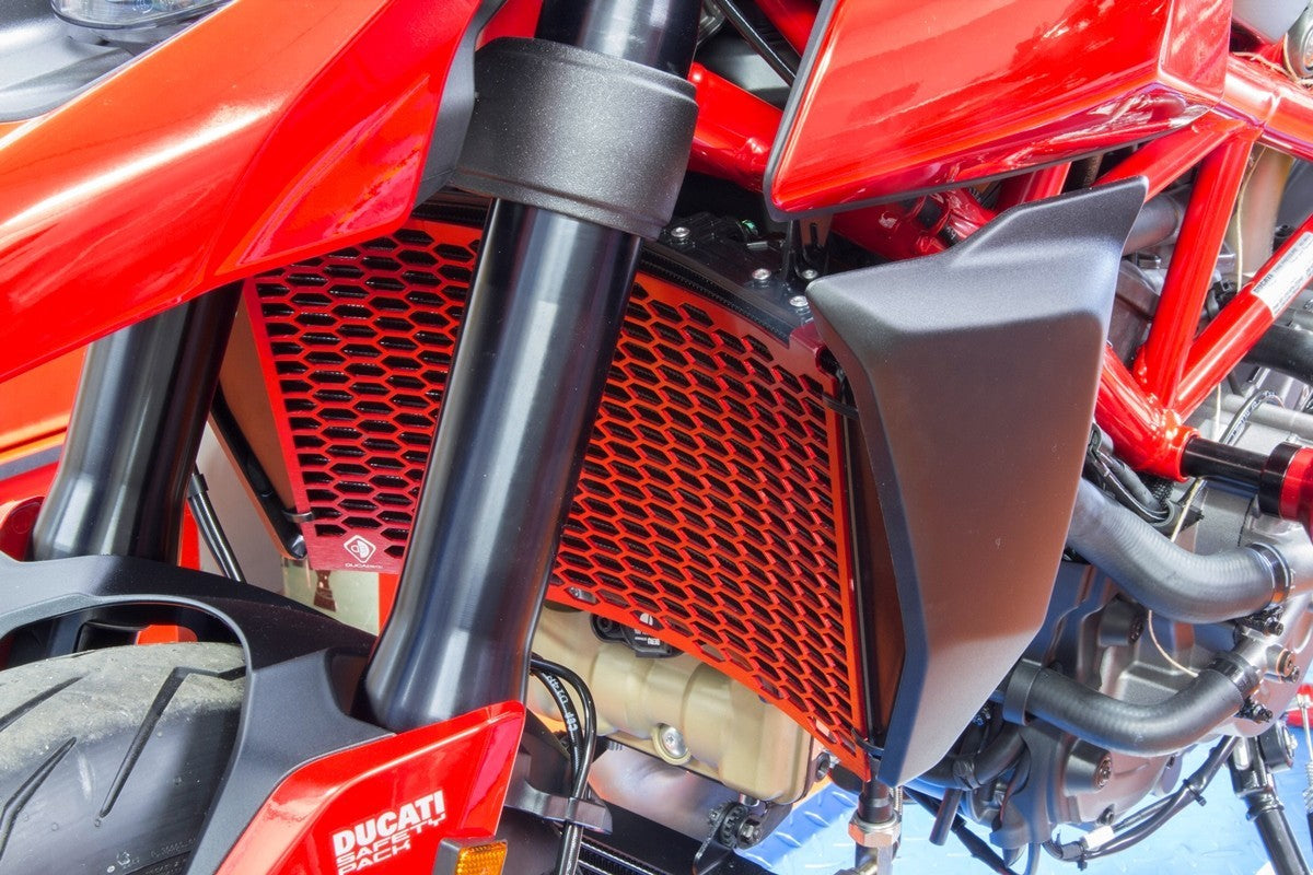 Ducati Water Radiator Guard Anodized Aluminum