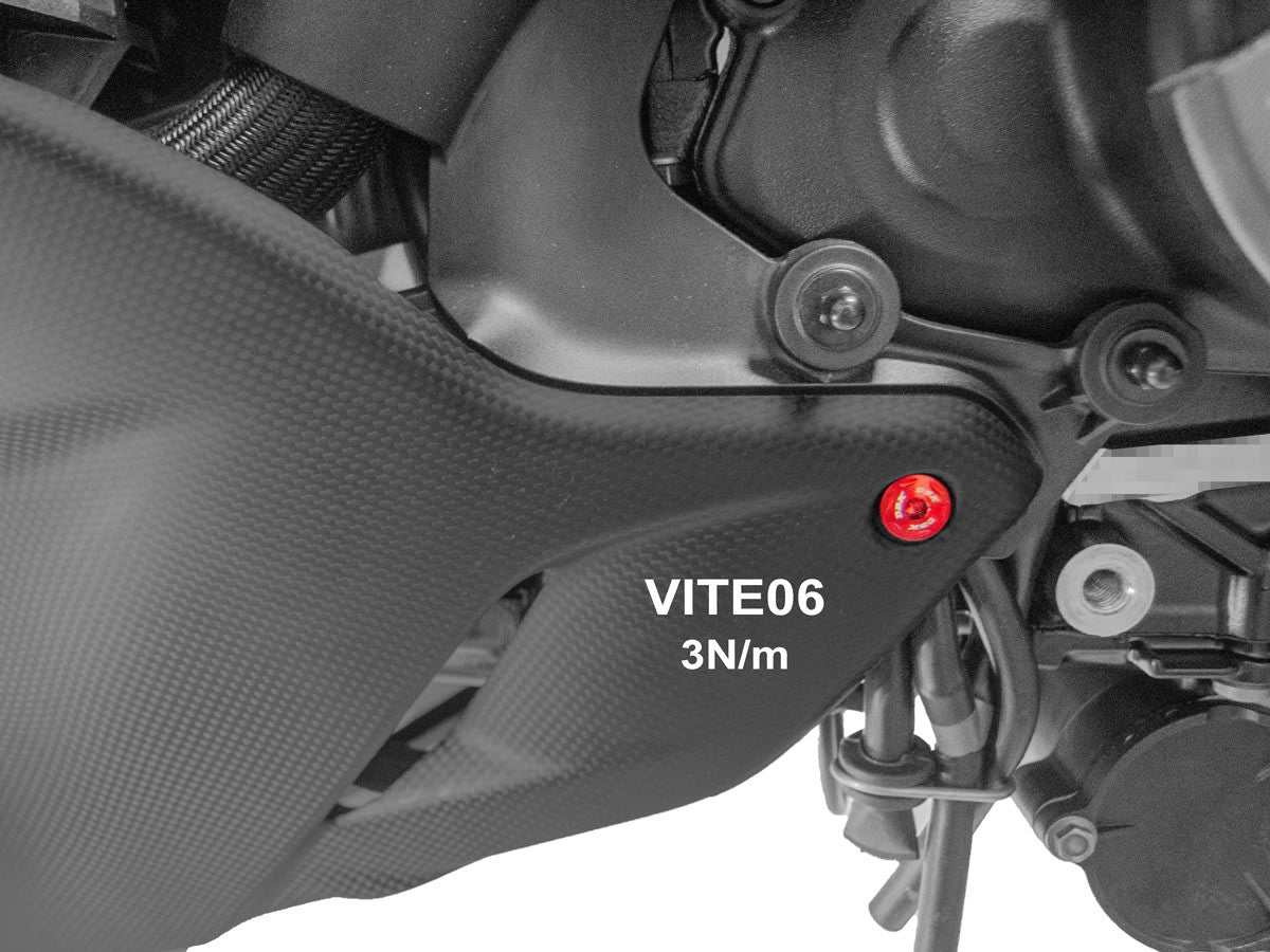 KVT50 Diavel V4 Radiator Lower Cover Screw Kit