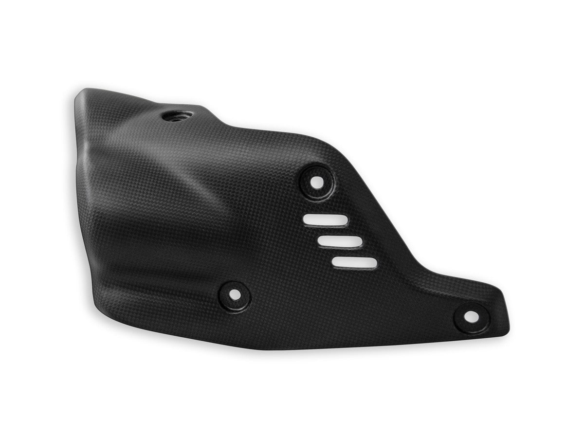 CRB127O Diavel V4 Right Exhaust Heat Shield Matt Carbon