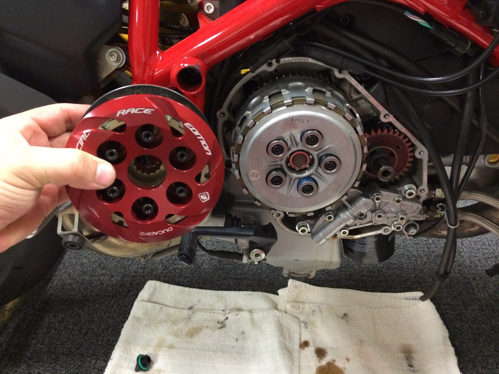 FA848OIL Slipper Clutch 6 Springs Adjustable Oil Bath