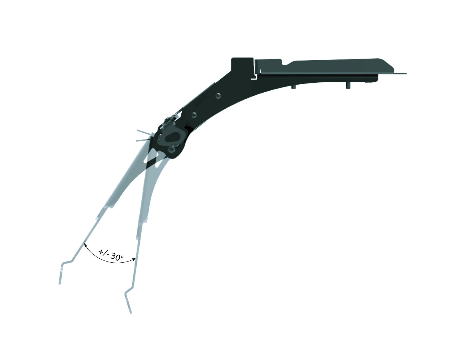Ducati Multistrada V4 2025 Adjustable License Plate Holder
