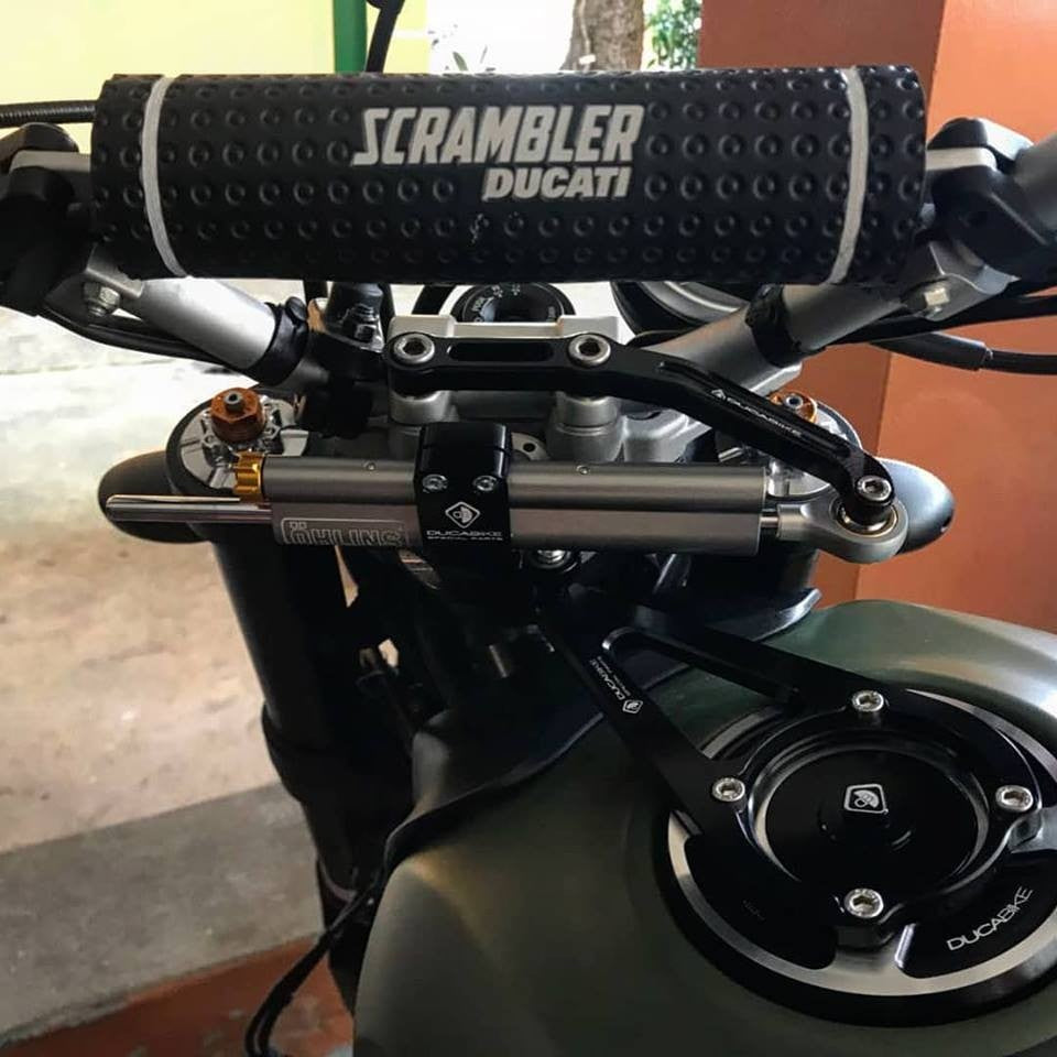 SAS08 Kit Mount Steering Damper Scrambler