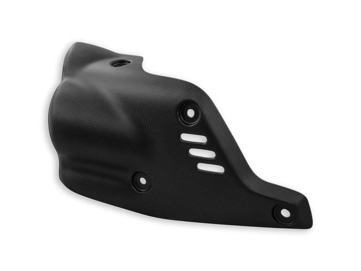 CRB127O Diavel V4 Right Exhaust Heat Shield Matt Carbon