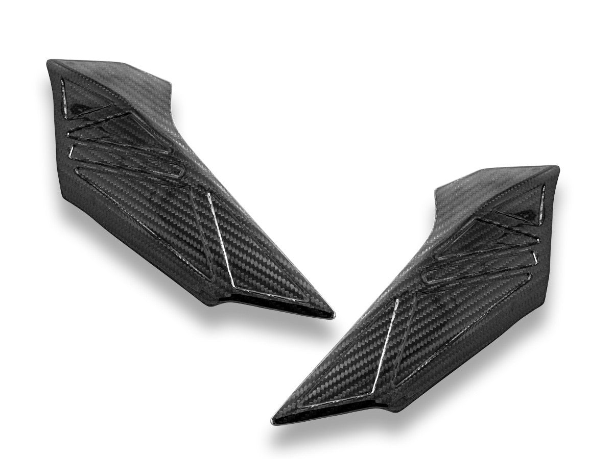 BMW R1300GS Glossy Carbon Subframe Closing Covers