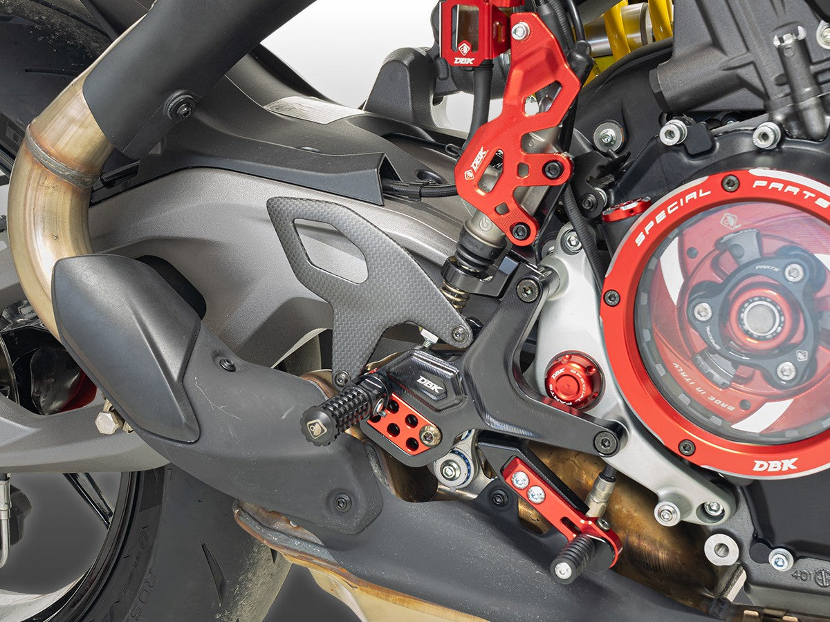 Heel Guards Matt Carbon Ducati Panigale Streetfighter V2 2025