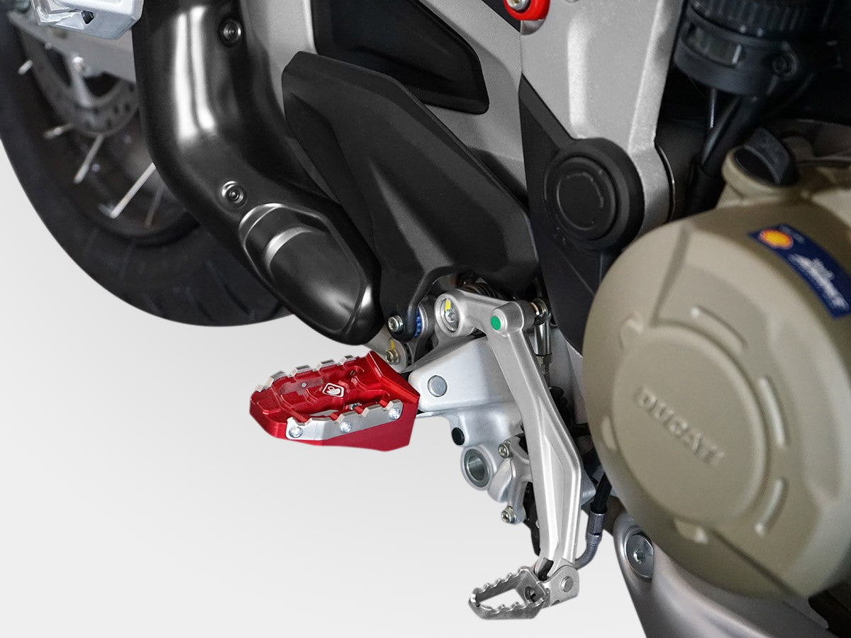 PPDV10 DUCATI ADJUSTABLE OFF-ROAD PILOT PEDALS KIT (Ø6mm PIN)