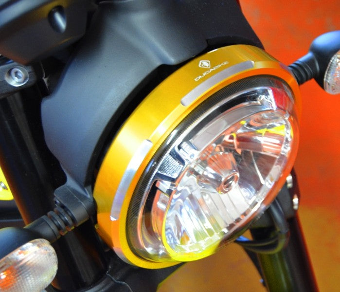 CFSCRA01 Scrambler Billet Aluminium Headlight Trim