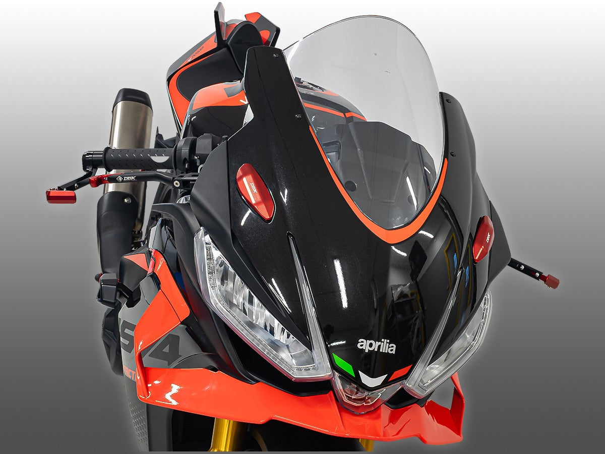 CNC Mirror Hole Cover Kit Aprilia RS660 / RSV4