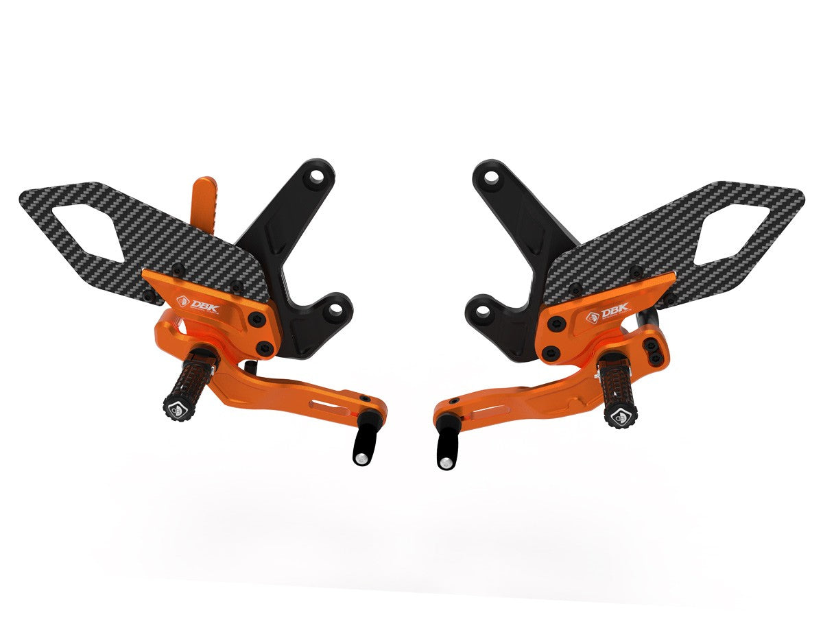 PRKTM01 KTM 990 Duke Adjustable Pilot Rearsets Kit