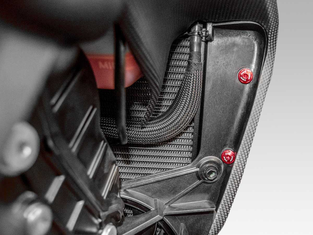 KVT49 Diavel V4 Radiator Side Panel Screw Kit
