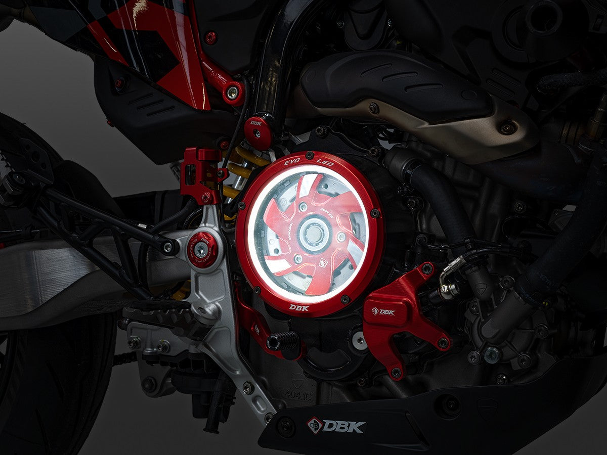 CCDVL15 Ducati HM 698 Mono Clear Clutch Cover 3D-EVO LED