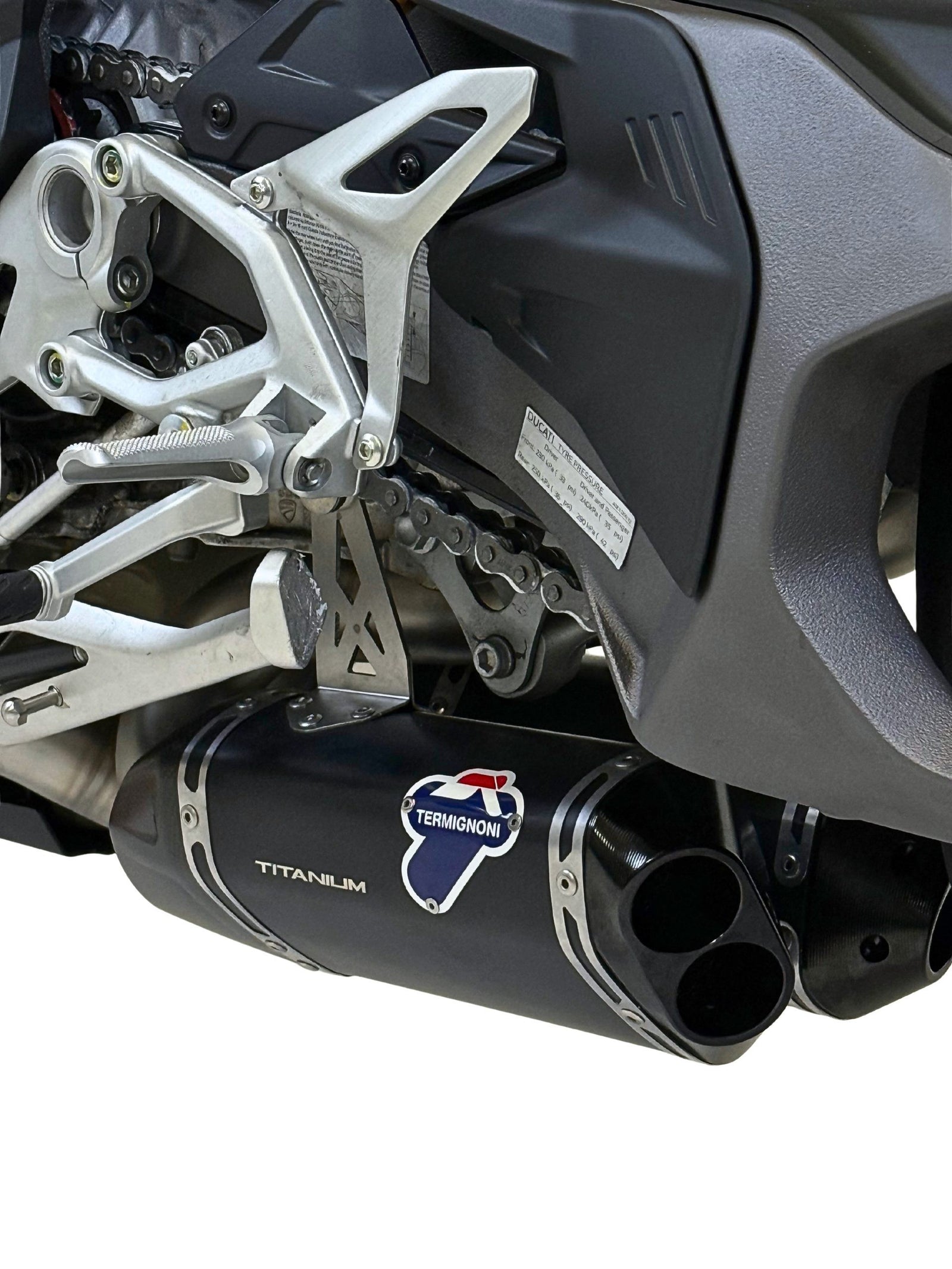 Termignoni Black Edition Racing Silencers Ducati Panigale V4 2025