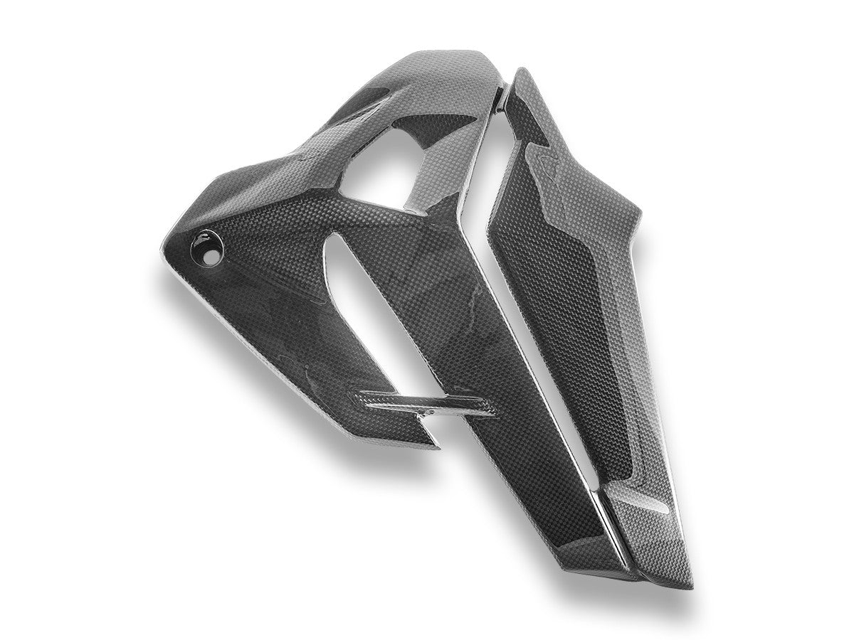 Ducati Streetfighter V4 MY2025 Pair Of Belly Pan Covers, Glossy Carbon
