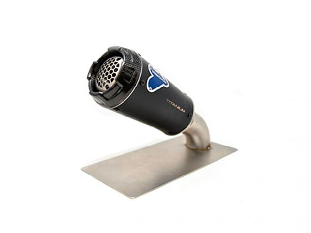 SO0809440INC Termignoni GP Style Titanium Black Endcap Carbon Slip On Silencer