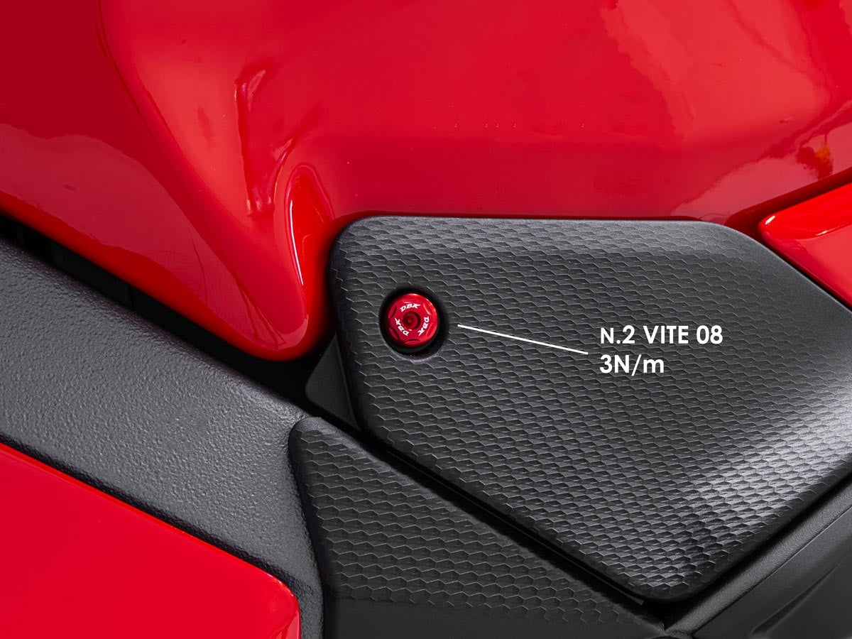 KVT97 Panigale V4 MY 2025 Tank Cover Screws Kit