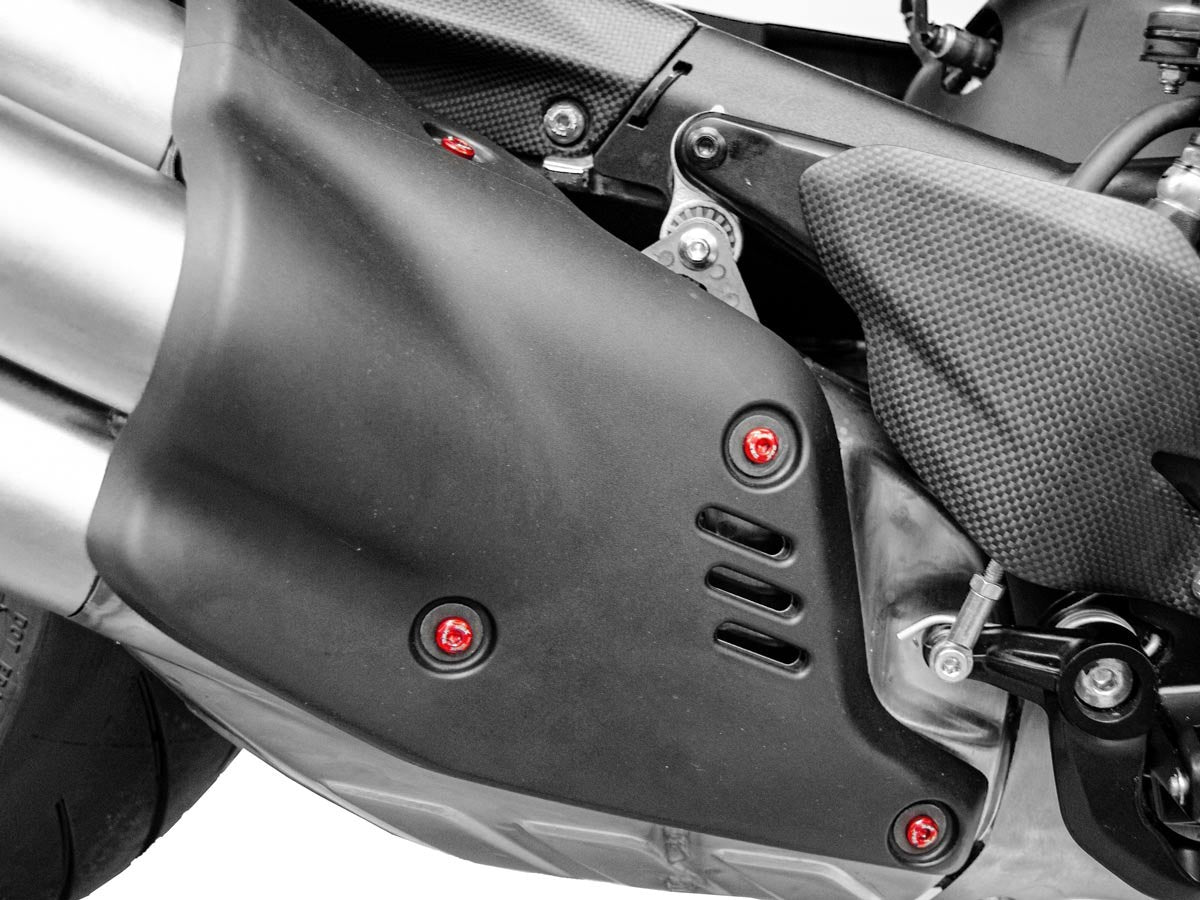 KVT43 Diavel V4 Exhaust Protection Cover Screw Kit