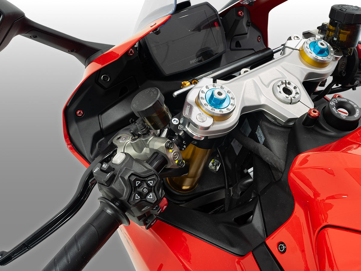 MPSS01 Panigale V2 MY 2025 Clamps For Mounting Racing Half-Handlebars