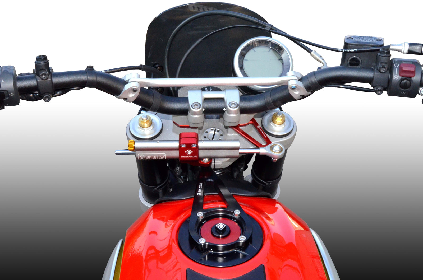 SAS14 Scrambler Desertsled Kit Mount Steering Damper