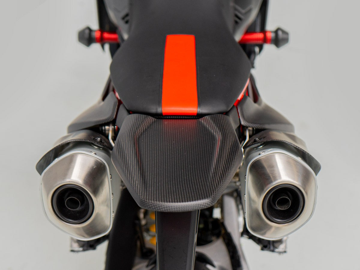 CRB162O HM 698 Mono Matt Carbon Exhaust Top Guards