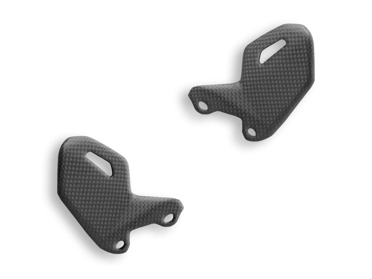 CRB64O DesertX Passenger Heel Guards Matt Carbon