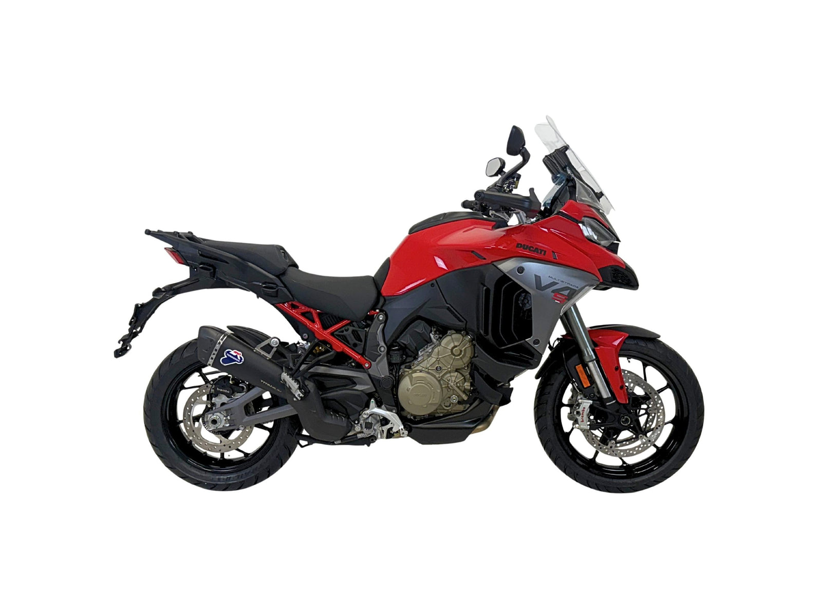 D23308040INC Termignoni Homologated Silencer Black Ducati Multistrada V4 MY 2025