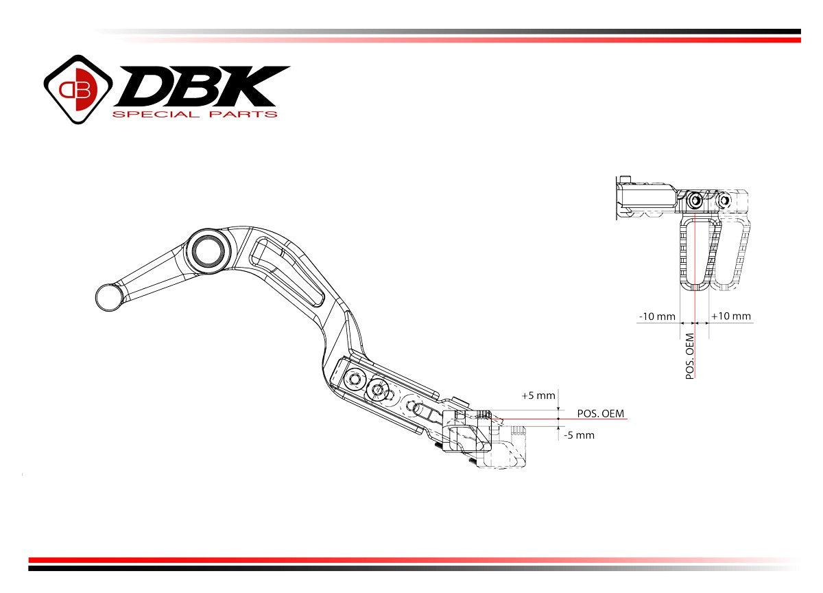 RPLF29 MTS V2 MY 25 Brake Lever