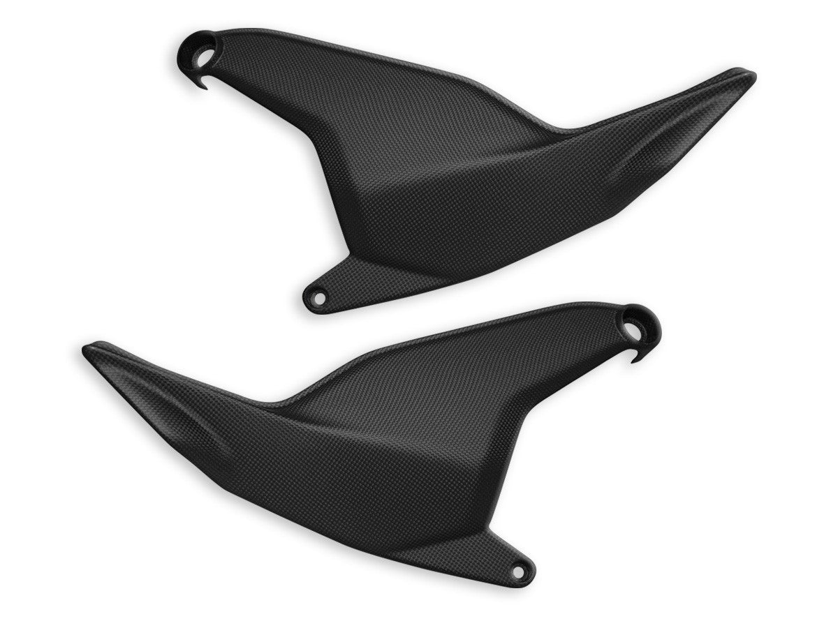 CRB105O Diavel V4 Matt Carbon Rear Frame Covers