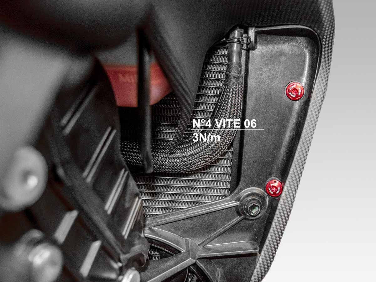 KVT49 Diavel V4 Radiator Side Panel Screw Kit