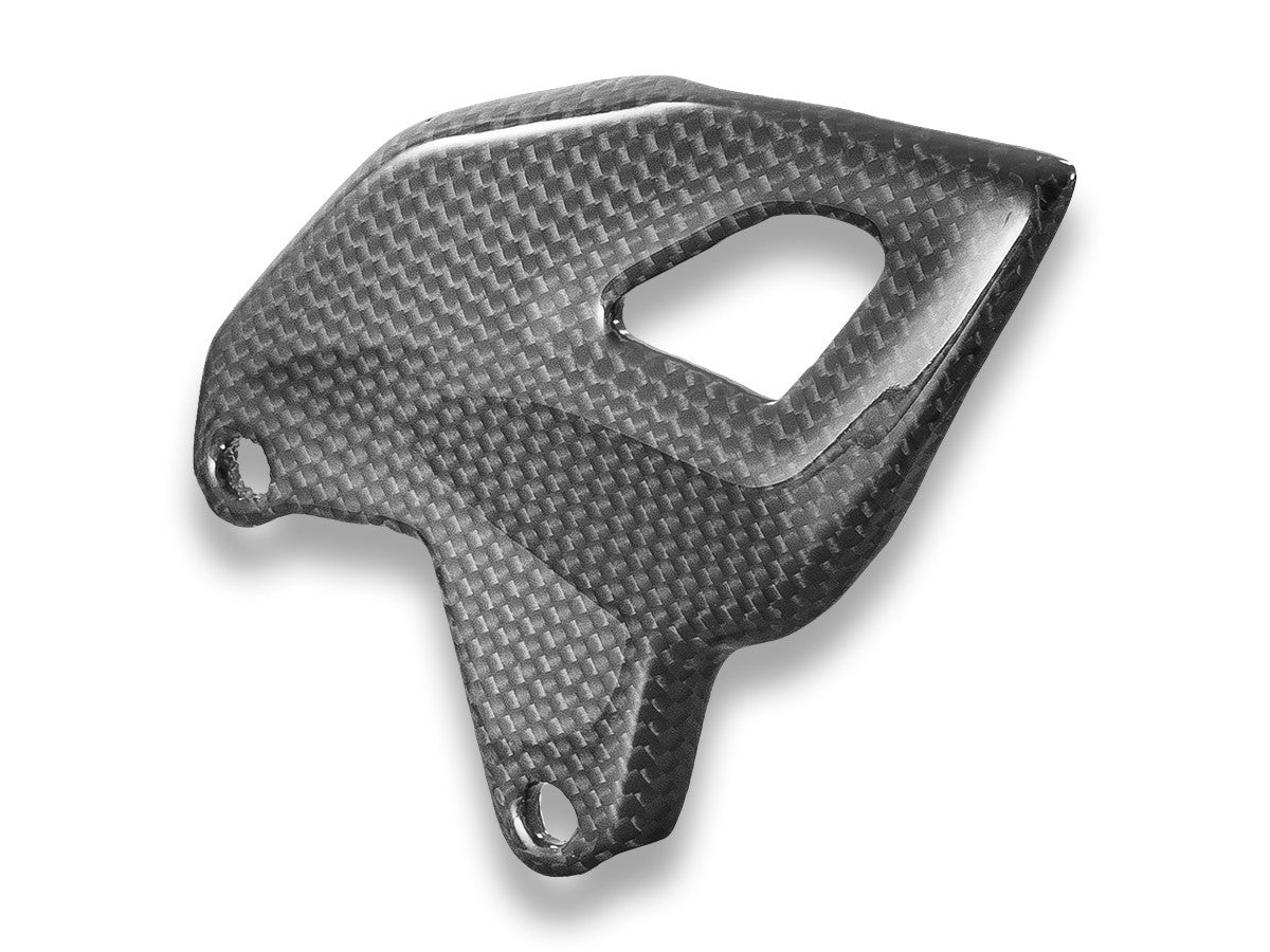 Ducati Panigale V4 2025 Glossy Carbon Heel Guards Kit