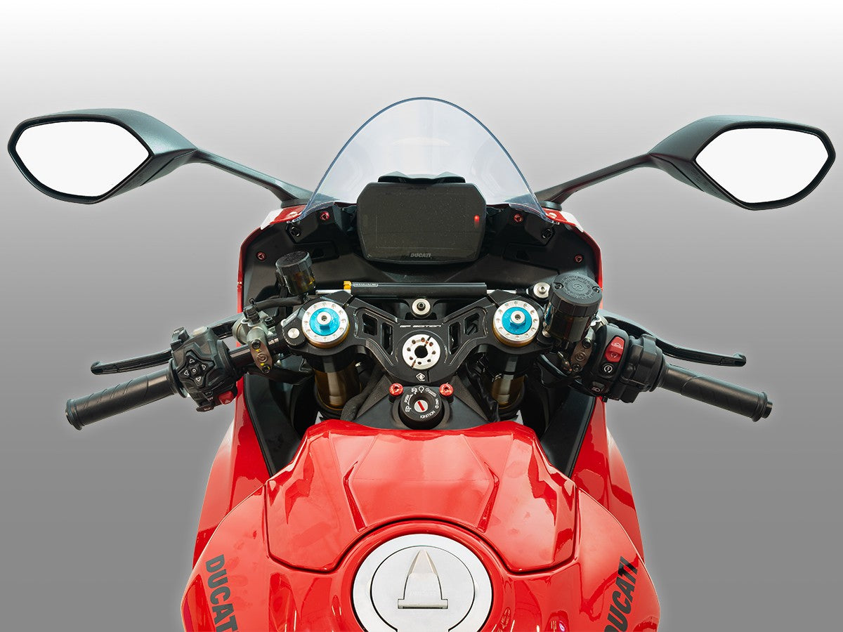 MPSS01 Panigale V2 MY 2025 Clamps For Mounting Racing Half-Handlebars