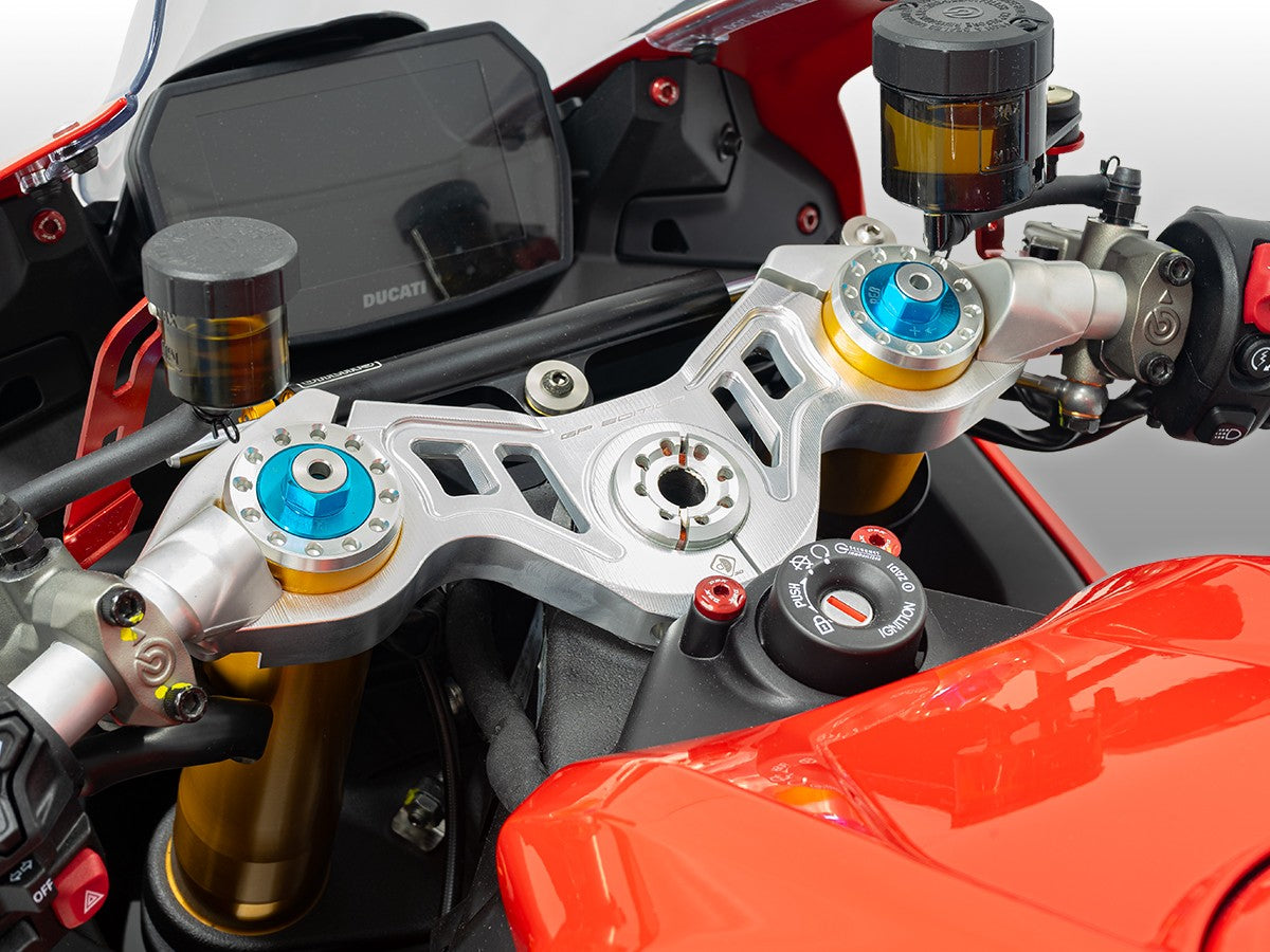 PSS11 - PANIGALE V2 MY 2025 UPPER STEERING PLATE GP EDITION