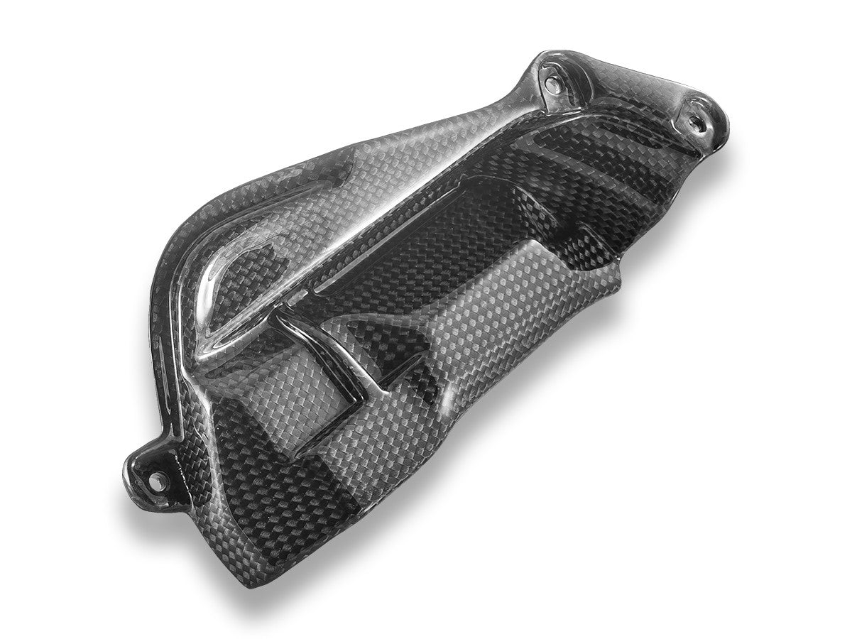 Ducati Panigale V4 Right Rear Engine Head Cover Glossy Carbon