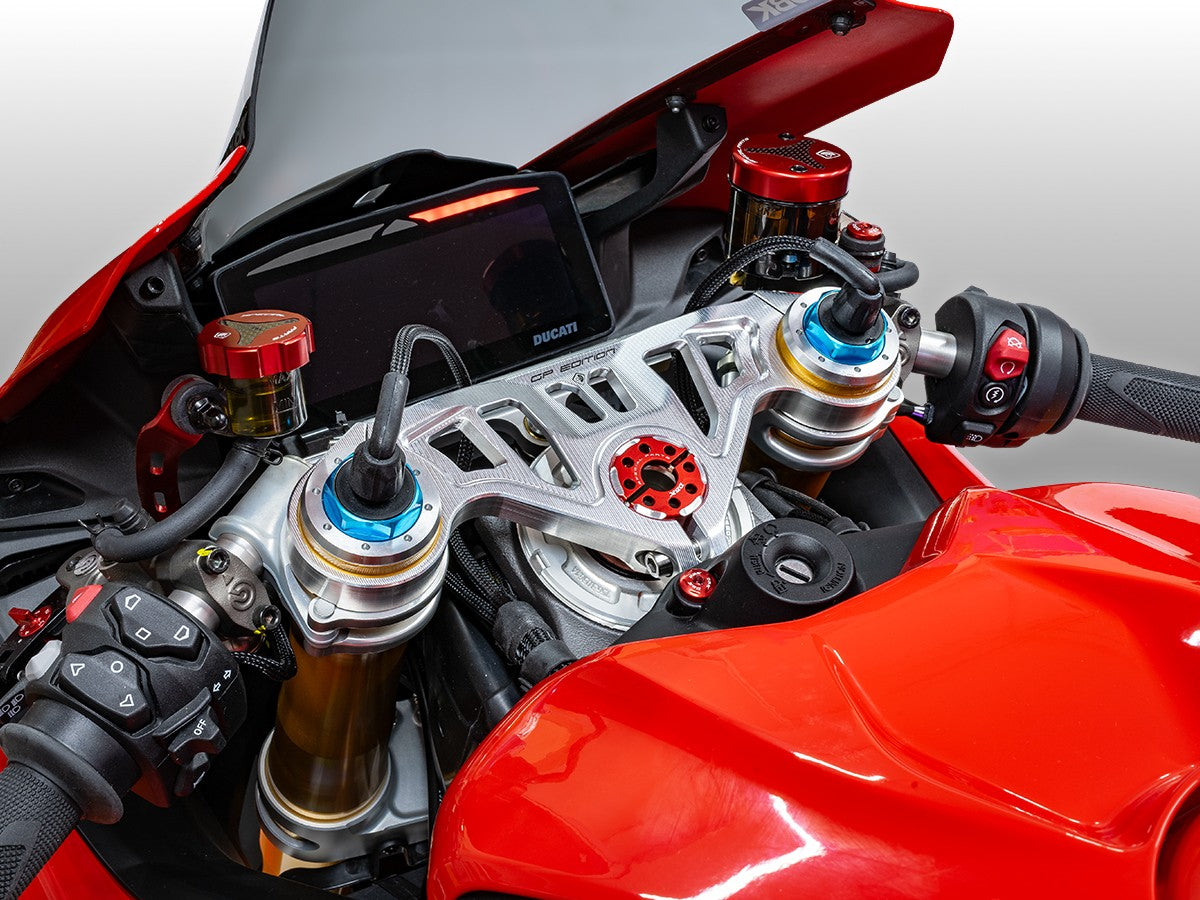 PSS10 Panigale V4 MY 2025 Upper Steering Plate GP Edition