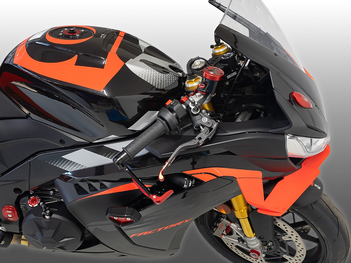 EVO Adjustable Brake & Clutch Lever Kit For Aprilia