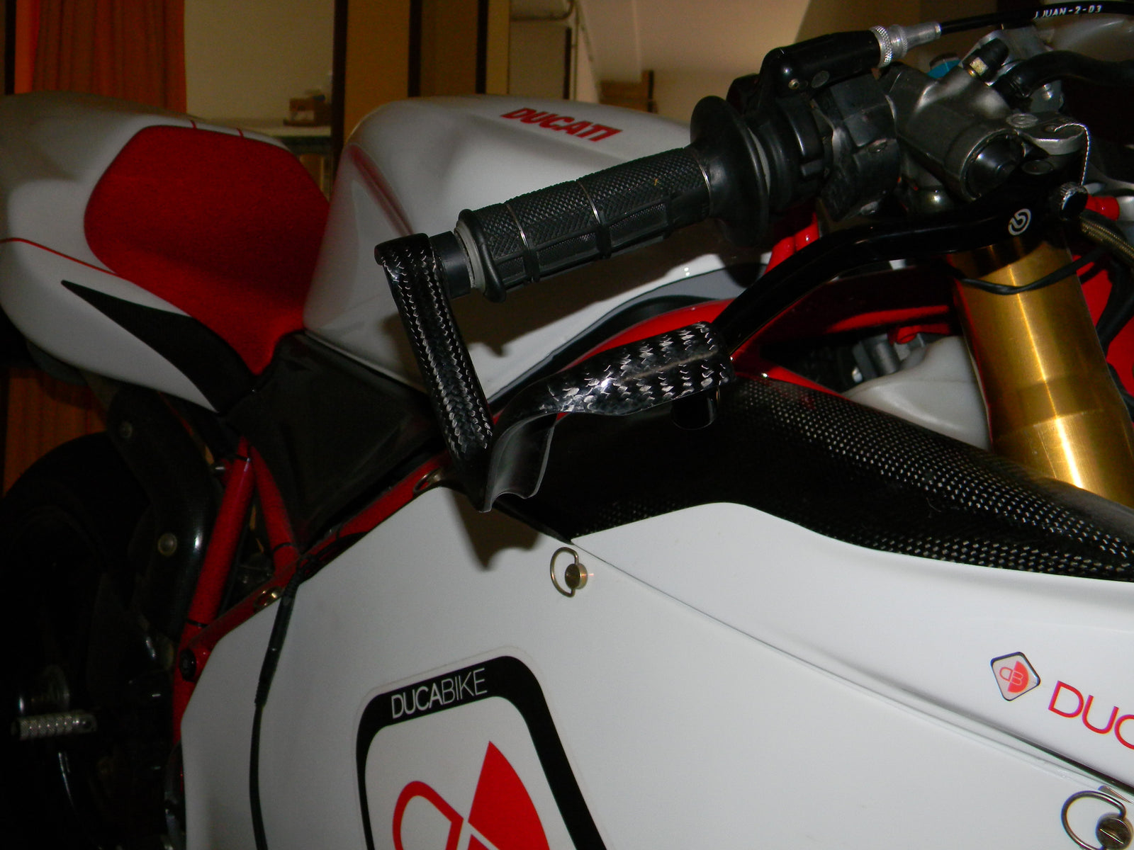 PLF02X V4 Carbon Brake Lever Protection