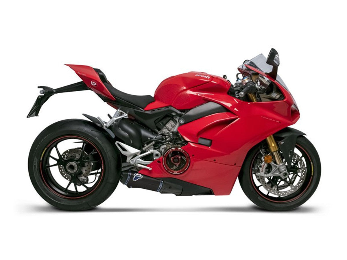 D18409400INA Termignoni Black Titanium Silencers Ducati Panigale V4